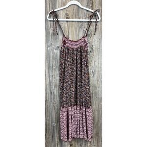 And The Why Midi Dress Small Cottagecore Hippie Indie Prairie Festival Summer